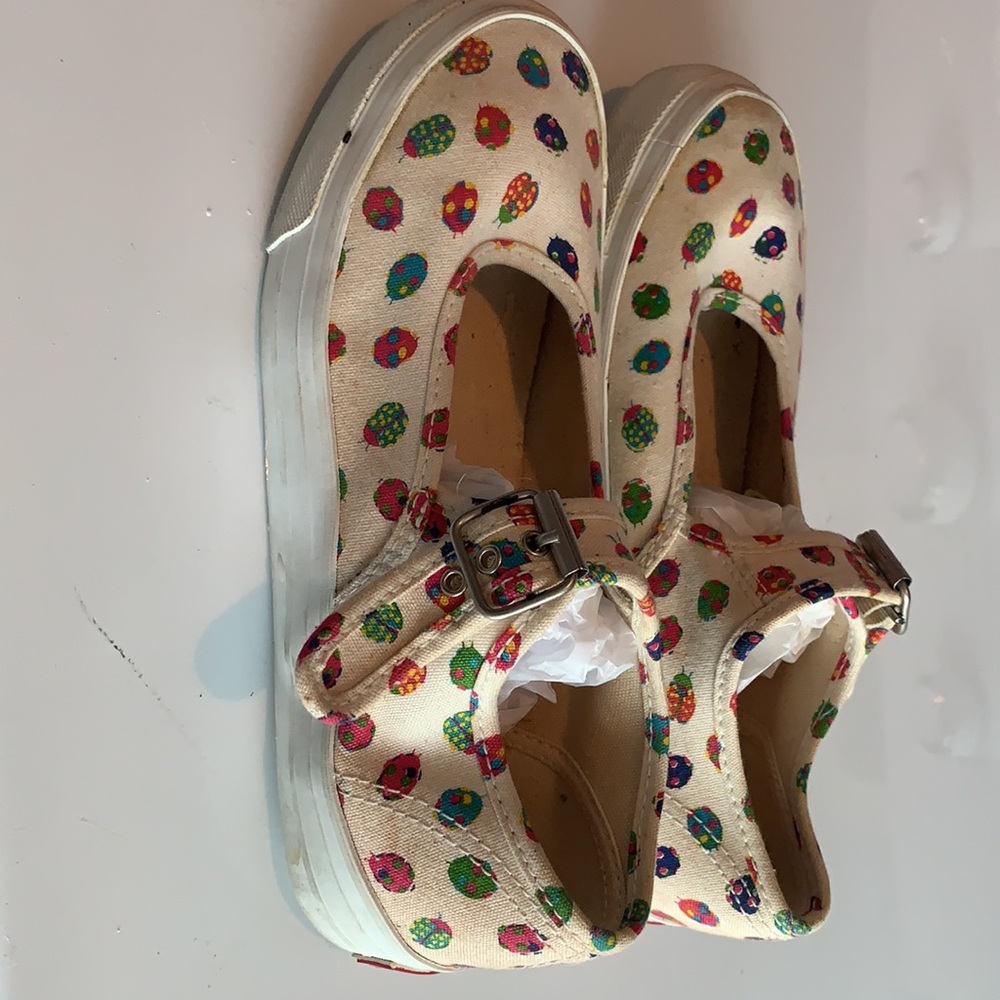 Esprit picnic ladybug shoes Mary Janes 1.5 1 1/2 - Picture 5 of 12